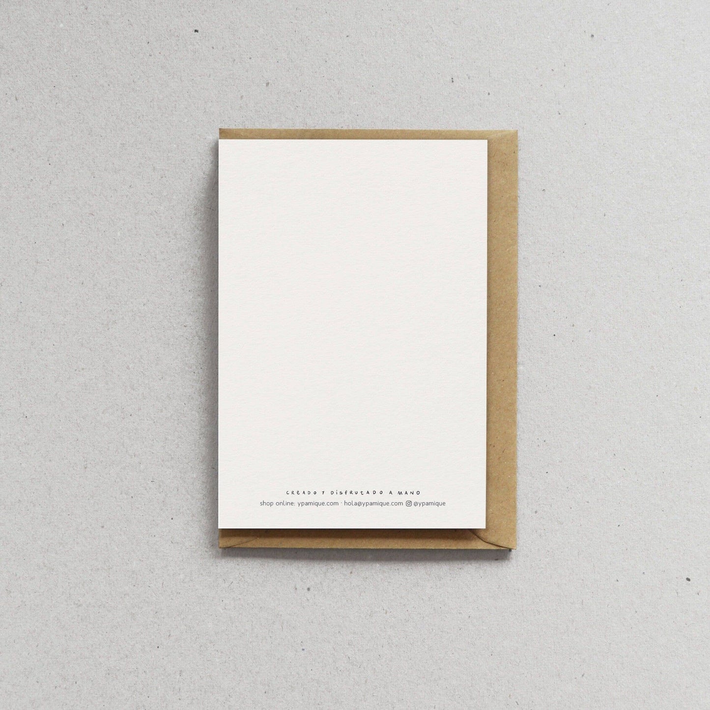 Ypamiqué Card With Envelope - Right Now