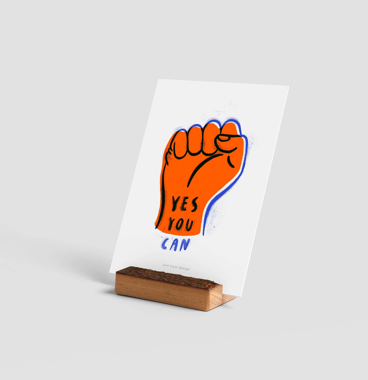 JCD Yes you can mini art print | Women empowerment note card