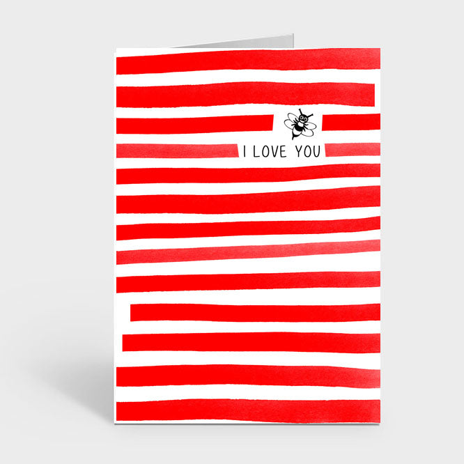 Palanquin I Love You Greeting Card - Love Bugs Collection