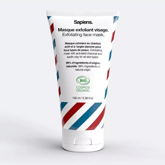 Mascarilla facial exfoliante SAPIENS