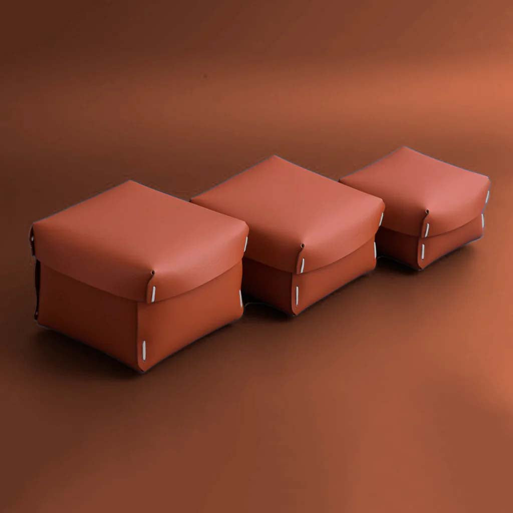 Vaca Valiente Ruca Storage Box Brick Red