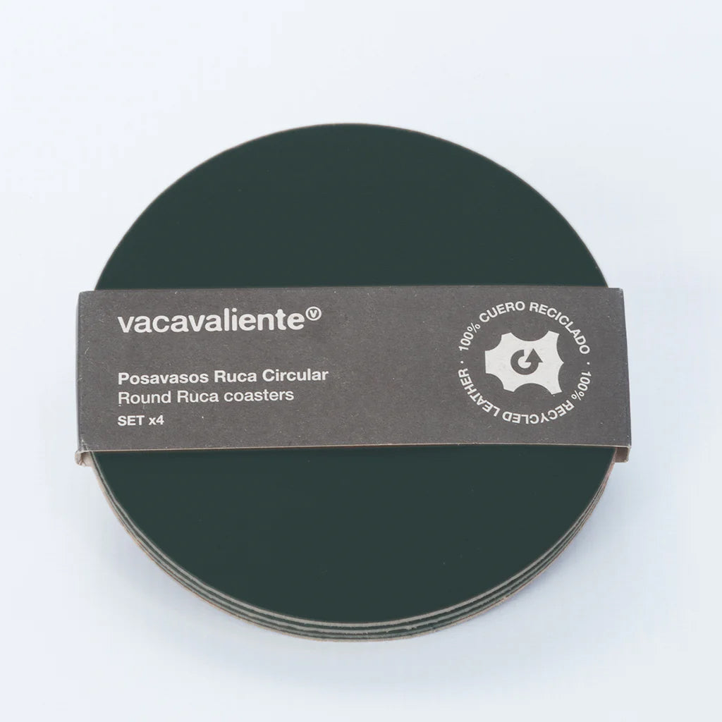 Vaca Valiente Coaster Set Round