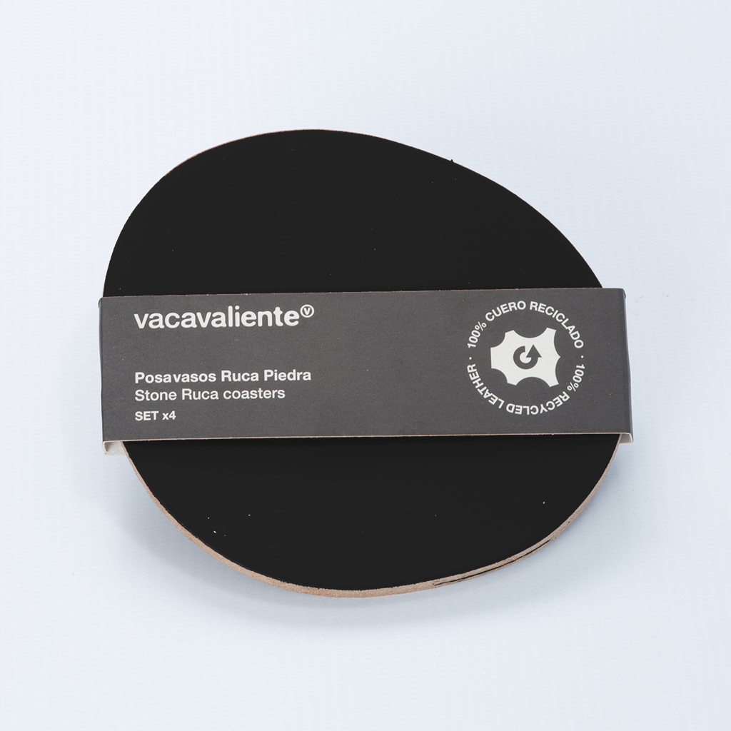 Vaca Valiente Coaster Set Stone