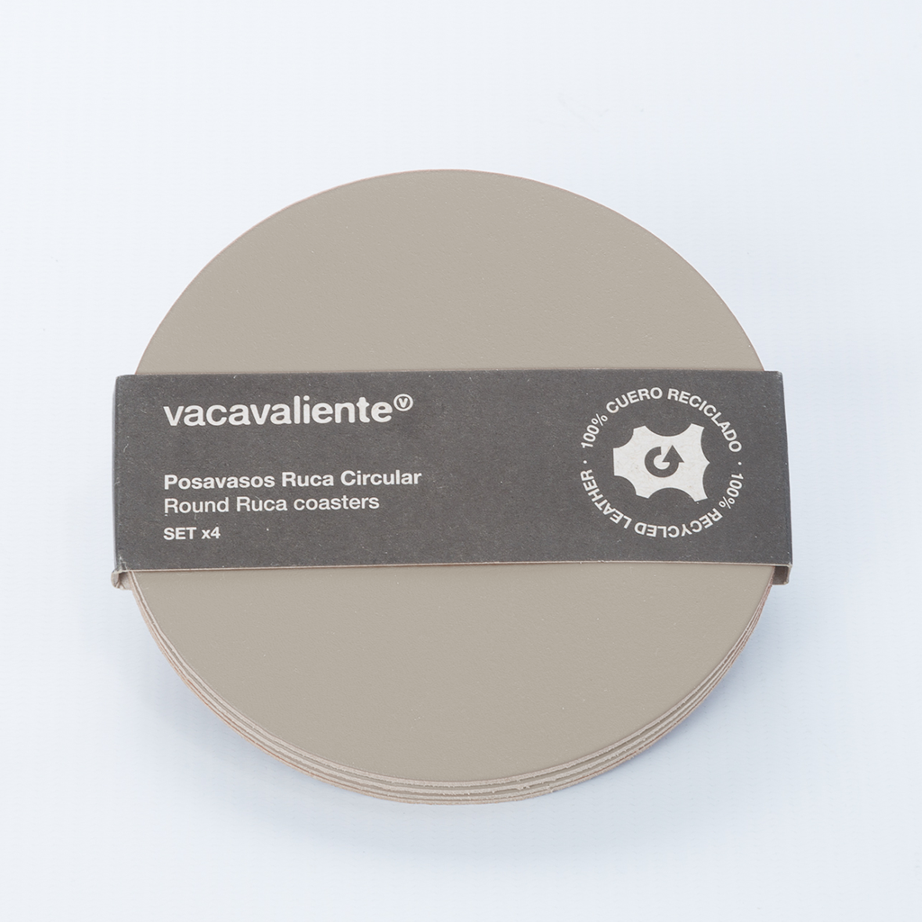 Vaca Valiente Coaster Set Round