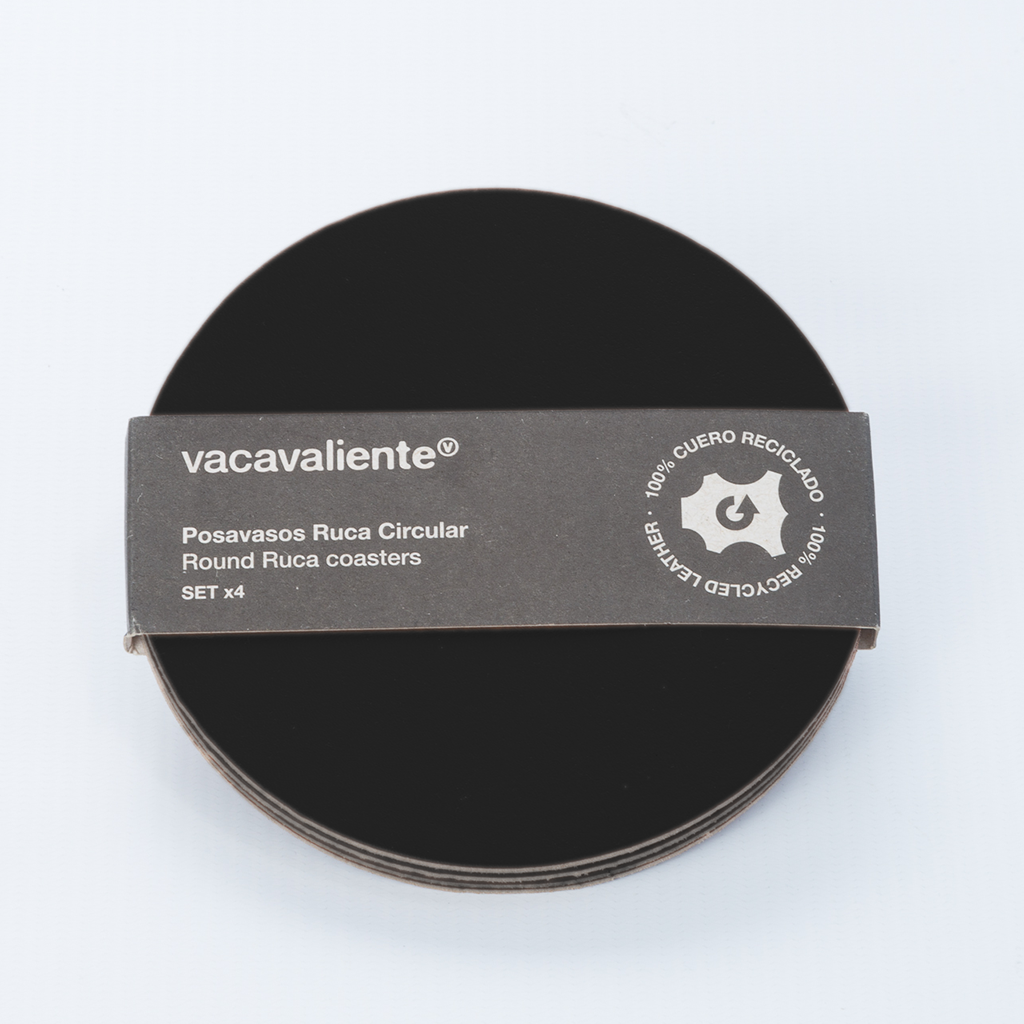 Vaca Valiente Coaster Set Round