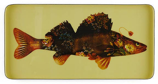 Gangzai Flower Fish Rectangular Tray