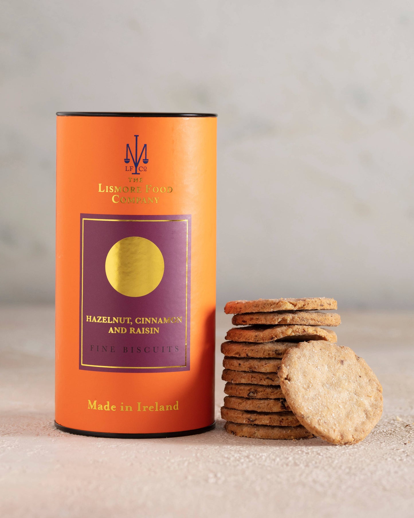 Lismore Hazelnut Cinnamon and Raisin Biscuits 150g