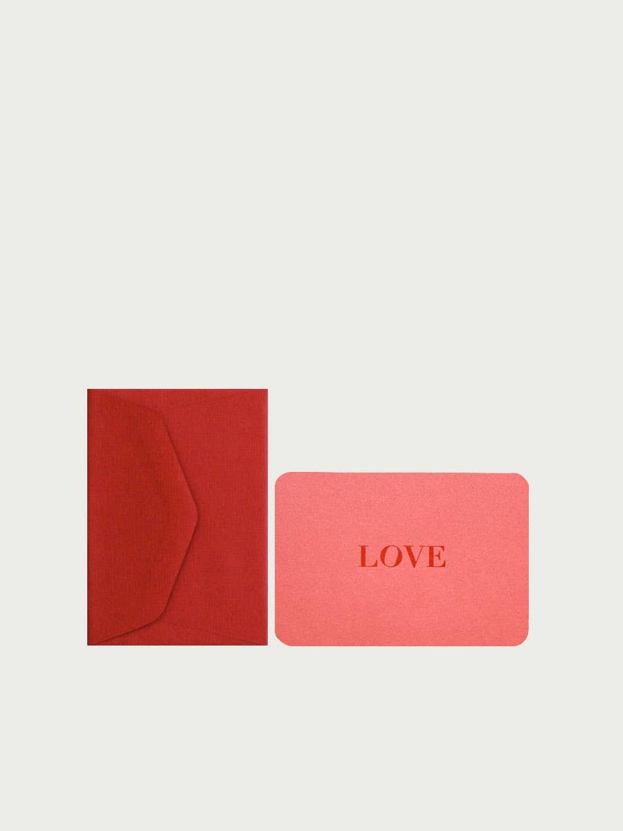 Le Typographe Love Pasteque Card