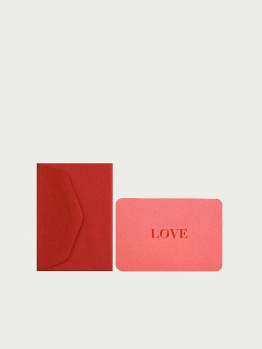 Le Typographe Love Pasteque Card