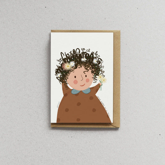 Ypamiqué Card With Envelope - I Have Flowers In My Hair