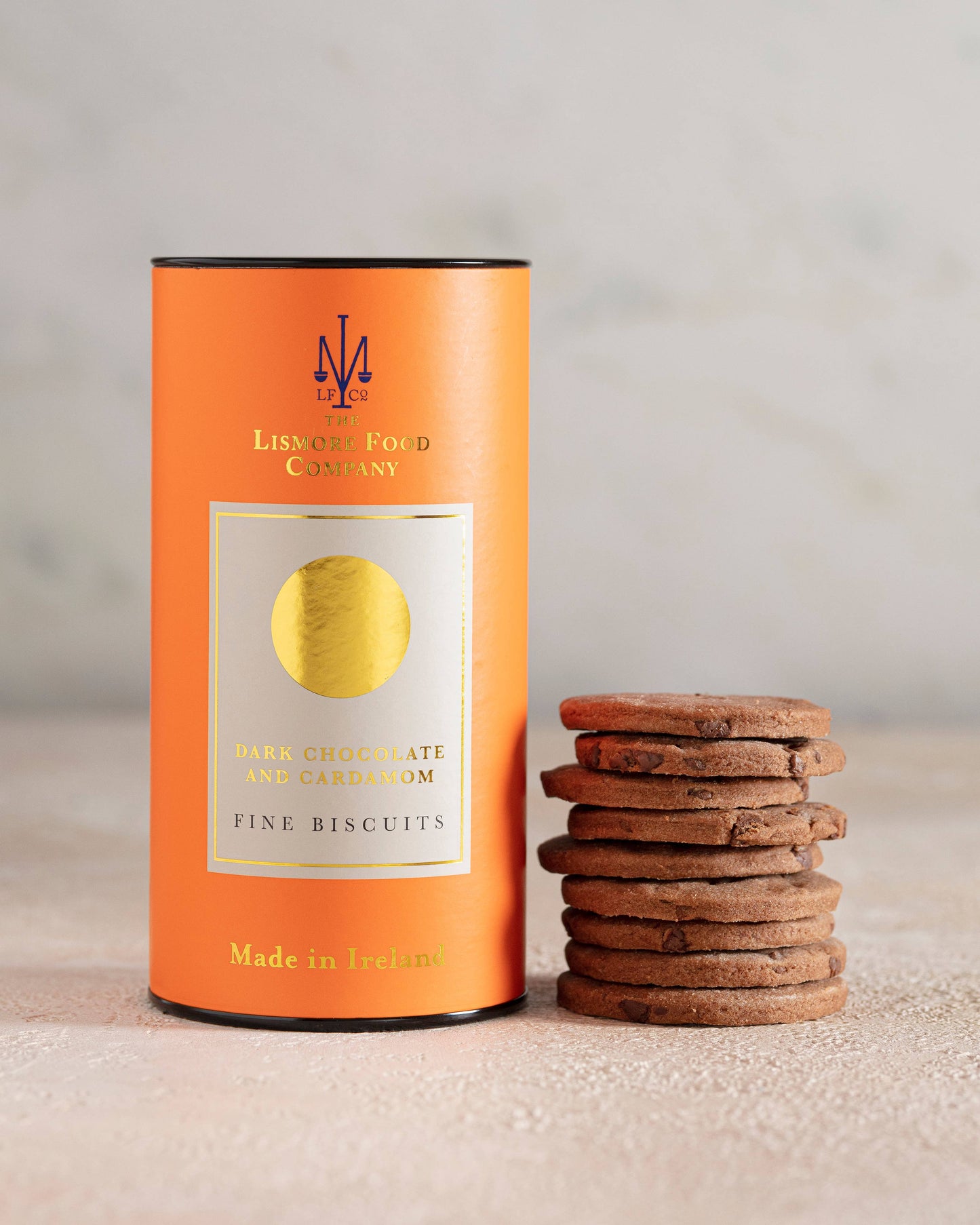 Lismore Dark Chocolate and Cardamom Biscuits 150g