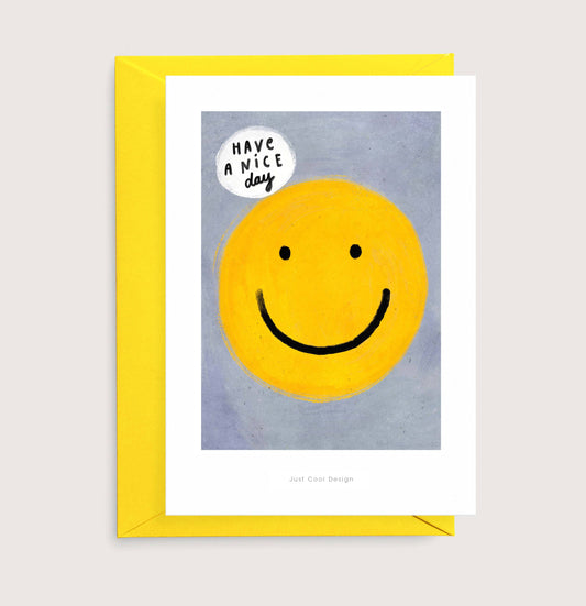 JCD Have a nice day mini art print | Illustration card