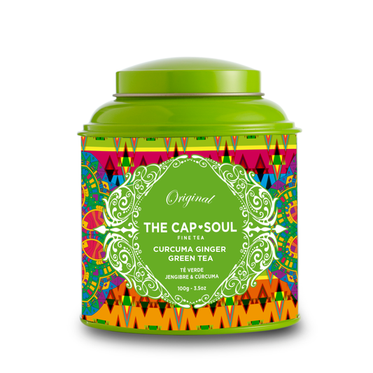 The Capsoul Green Tea Ginger Turmeric 100g