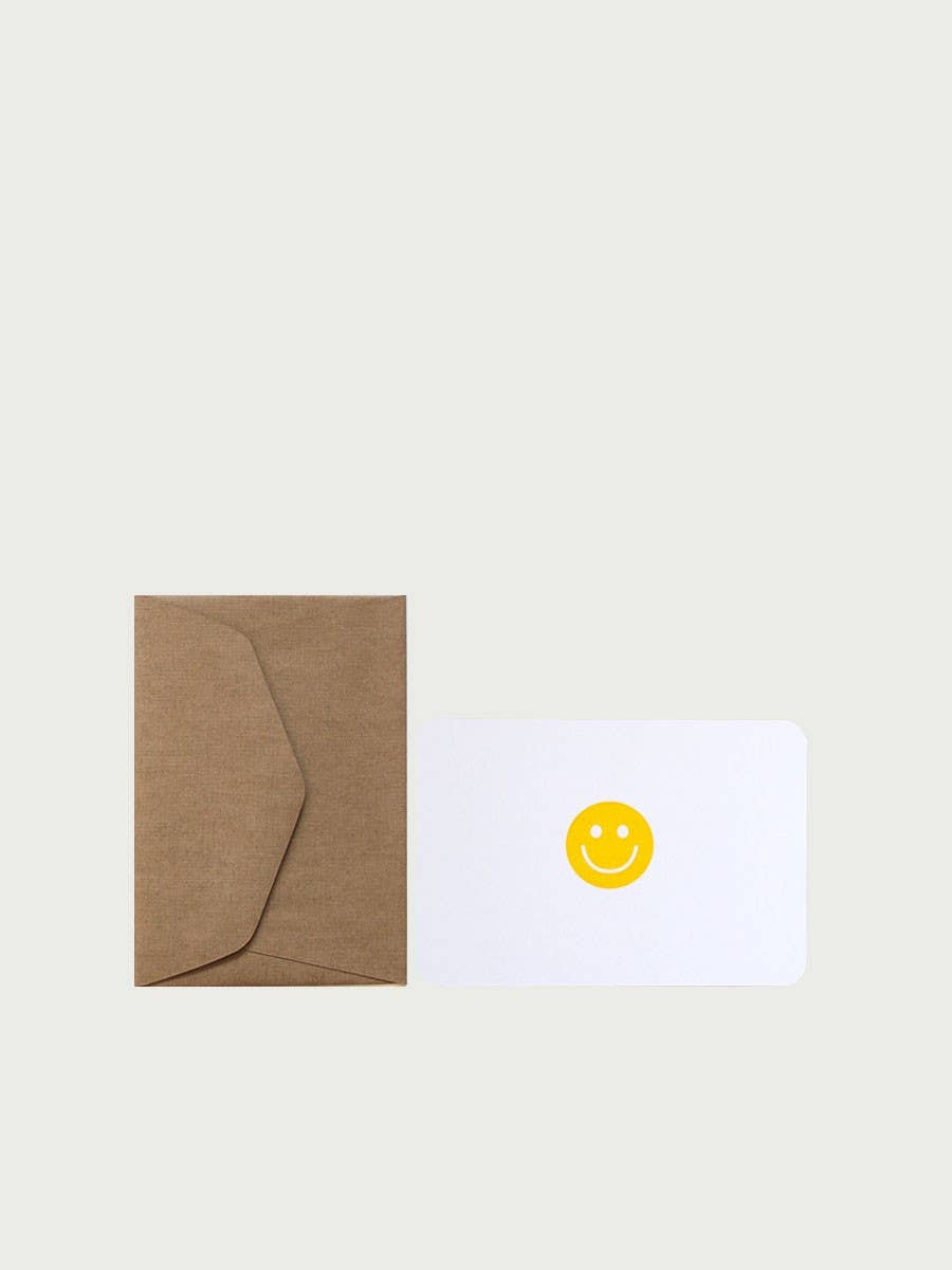 Le Typographe SMILEY YELLOW CARD