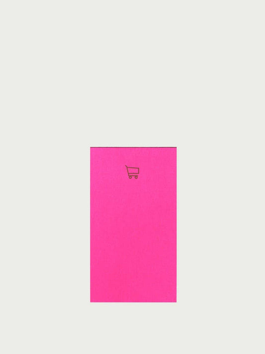 Le Typographe NEON PINK CADDIE MINI NOTEPAD