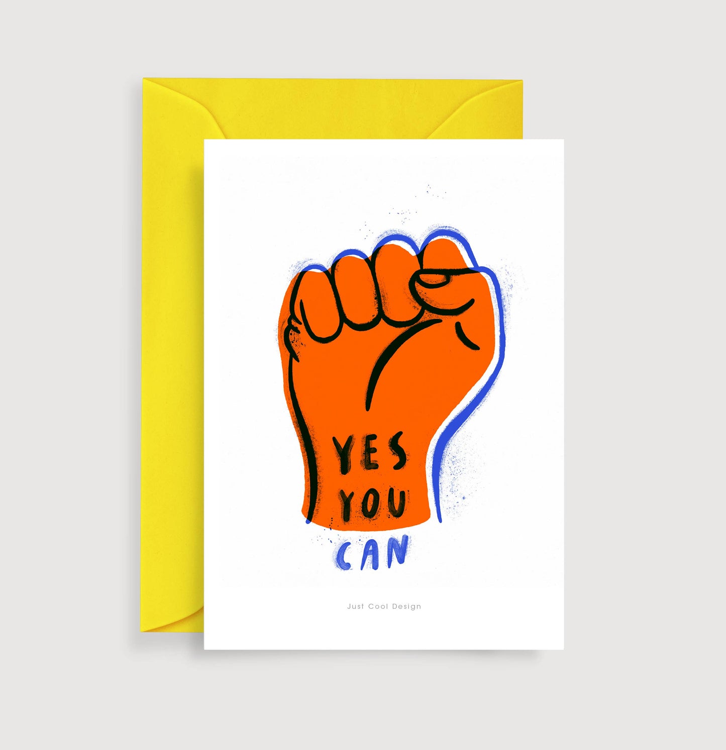 JCD Yes you can mini art print | Women empowerment note card