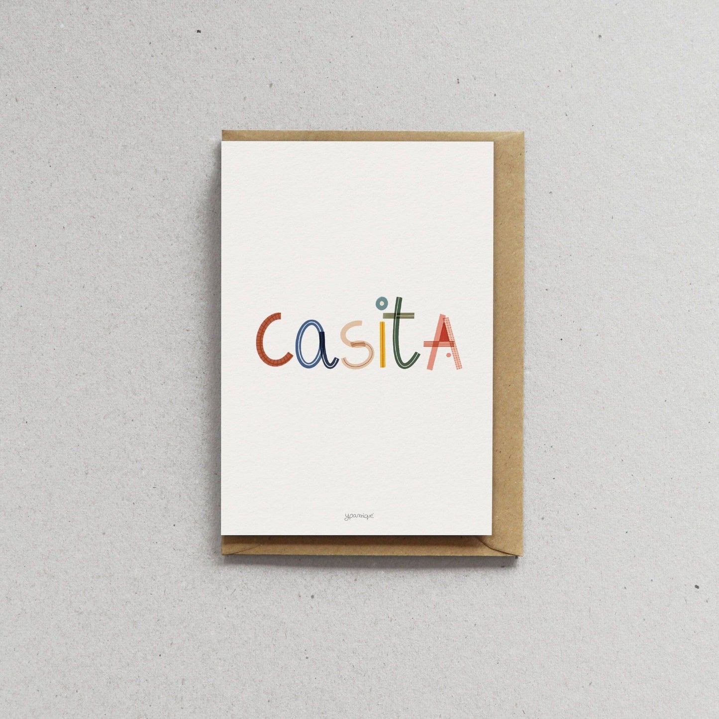 Ypamiqué Card With Envelope - Casita